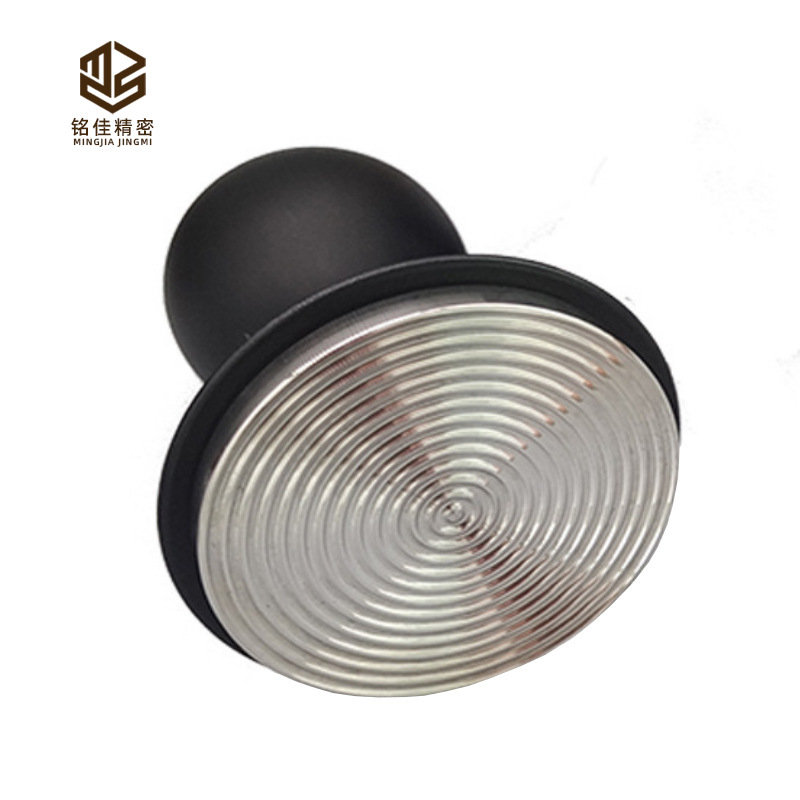 Acero inoxidable con escala café 58mm hilo inferior polvo prensa ajustable elástico relleno café en polvo prensa martillo