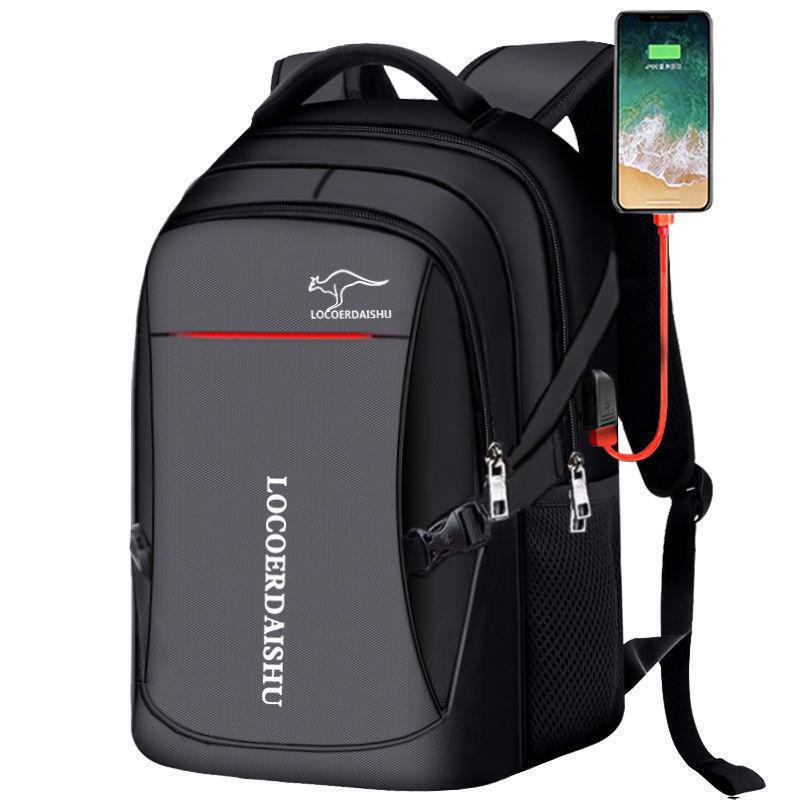 Men's Backpack Men's Backpack Men's Korean Style Fashionable Large Capacity High School Junior High School Student Schoolbag Travel Bag Computer Bag