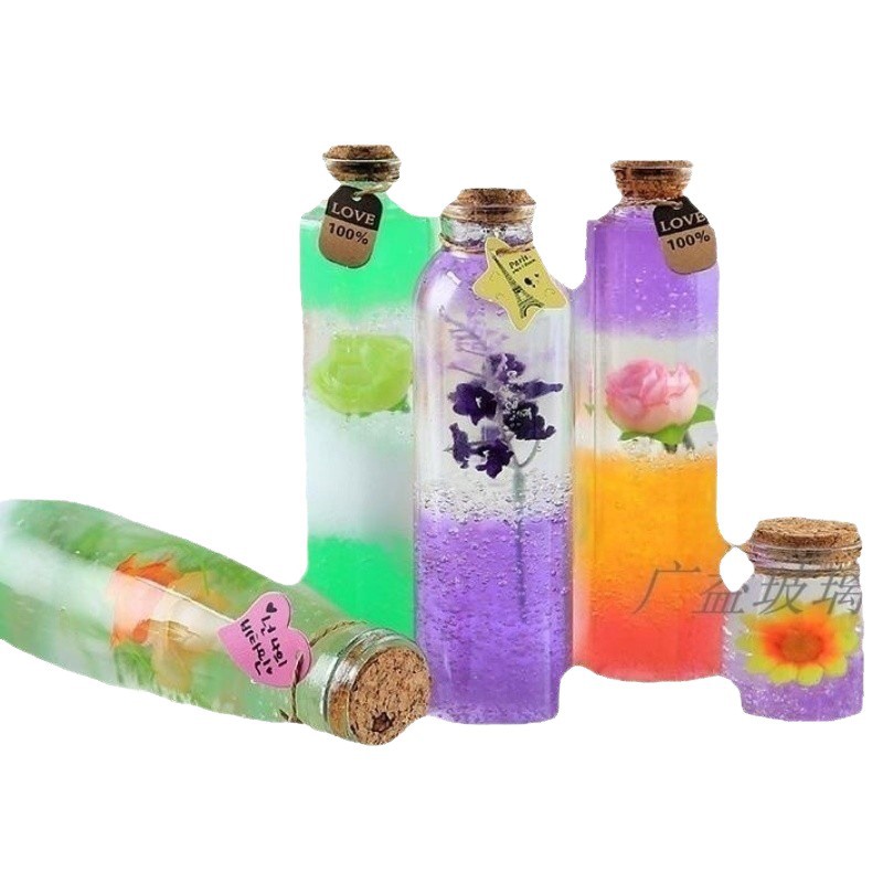 Botella de deseos DIY botella de nebulosa botella de arco iris botella de rafting botella de mar botella de estrella de suerte vidrio de estrella