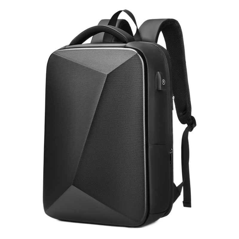 Three-dimensional shaping backpack men's anti-theft backpack ABS casual EVA College student schoolbag waterproof hard case computer bag