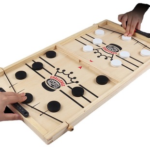 Wooden Catapult Chess Two-In-One Board Game Double-Player Battle Toy Parent-Child Interaction Large Catapult Chess Cross-Border Tabletop