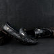 Live High-end Men's Shoes Doug Shoes Men's Fashionable Korean-style Casual Leather Shoes Men's Foot Soft Sole Slip-on