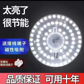 led改造灯灯盘吸顶灯灯芯灯条光源模组替换圆形灯板灯管超亮节能