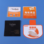 彩色塑料pp挂牌定制超市货架卡牌可印logo 广告推荐展架挂条批发