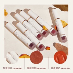 彩妝NOVO5465鏡面霧面啞光唇釉女不沾杯防水保濕顯白唇泥顏色批