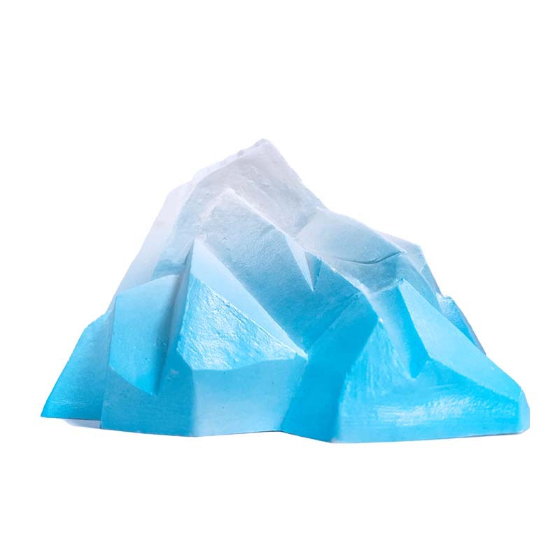 Venta caliente Iceberg Pecera Adornos Acuario Decoración Simulación Pequeña rocalla Arctic Snow Mountain Escenografía Artesanía al por mayor