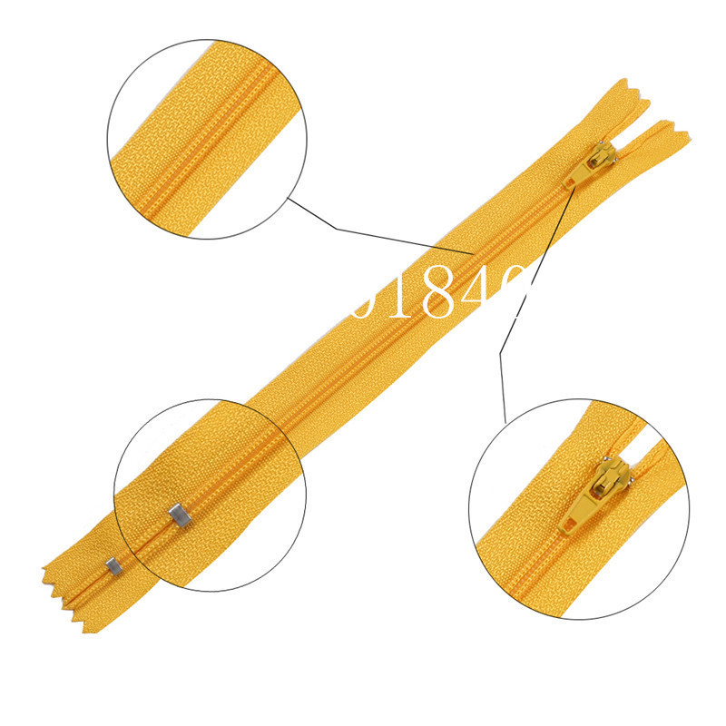 强力金属有锁尼龙拉链7.5-45cm全色系拉链3号闭尾通用多场景适用|undefined