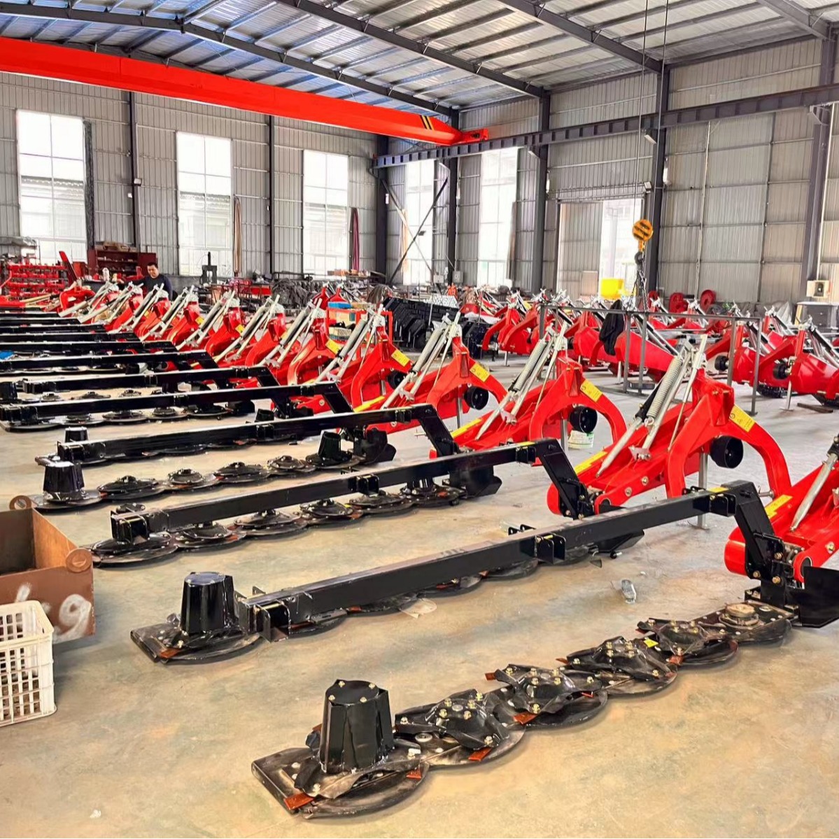 大型拖拉机后挂式圆盘割草机水稻牧草苜蓿草收割机打草/除草机器