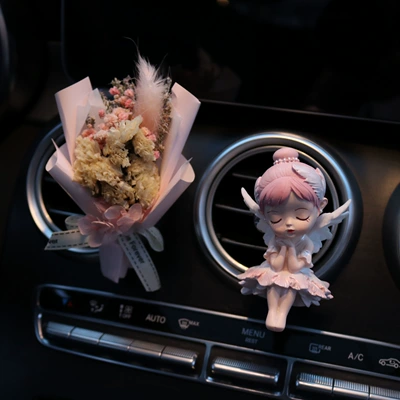 cute dancing girl Air outlet: Other Automotive Interior Supplies - ballet-girl-pink-pink-bouquet
