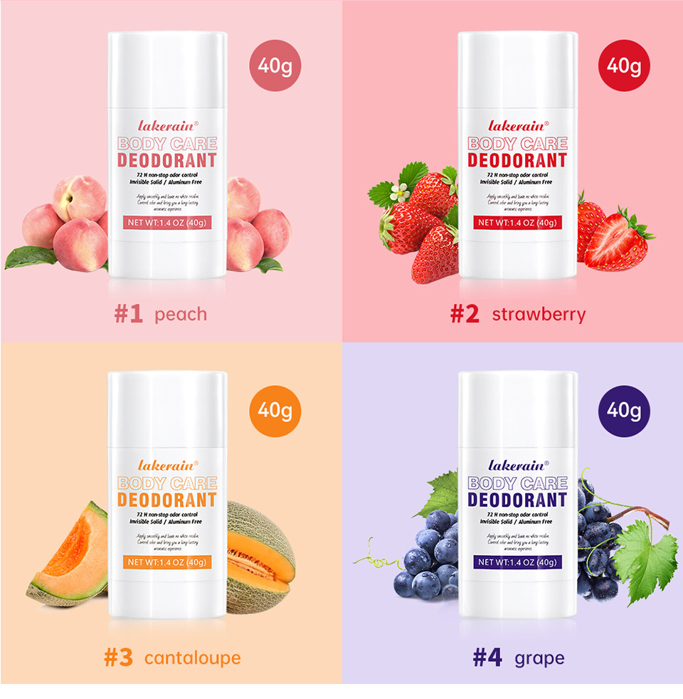 lakerain Round Tube Women's Body Fragrance Cream with Fruit Flavor Item Picture
