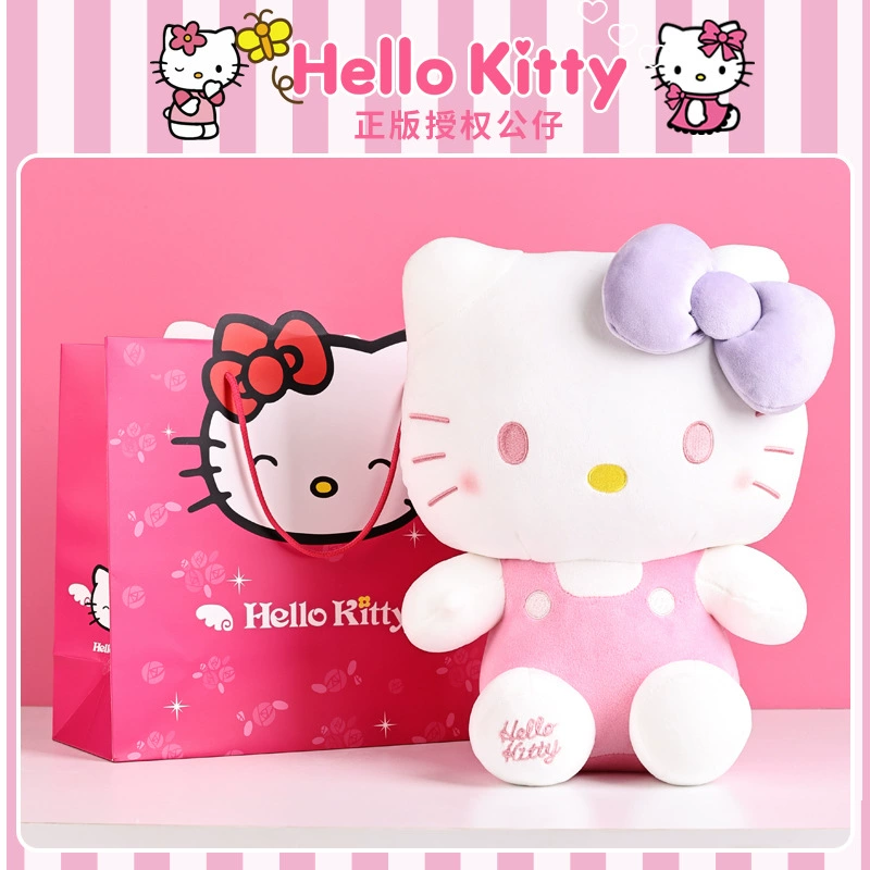 Плюшевая игрушка (Hello Kitty) 10–30 см, лицензированная коллекционная кукла, варианты подарочных пакетов