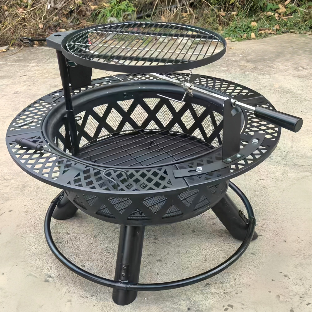 horno de barbacoa al aire libre parrilla de barbacoa hogar leña horno de calefacción patio horno de horno de horno de cocina de té conjunto de mesa integrada