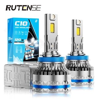 汽车大灯新款C10汽车led大灯120W大功率H7 H11H4远近光一体前照灯
