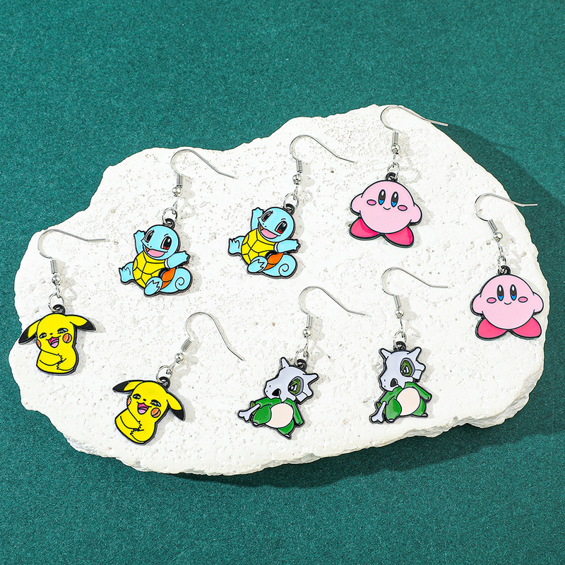 漫画アニメポケモンピカチュウカッターダックゼニガメヒトカゲペンダントイヤリングコスプレアクセサリー|undefined