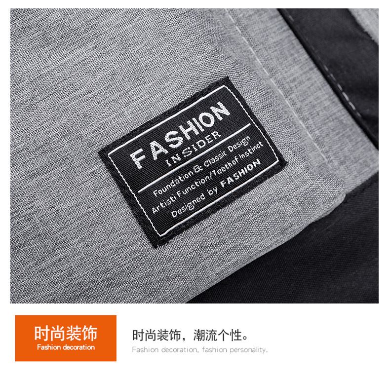 Wholesale of new fashionable, simple and large-capacity shoulder bags, business commuting and casual backpacks, nylon fabric computer backpacks undefined