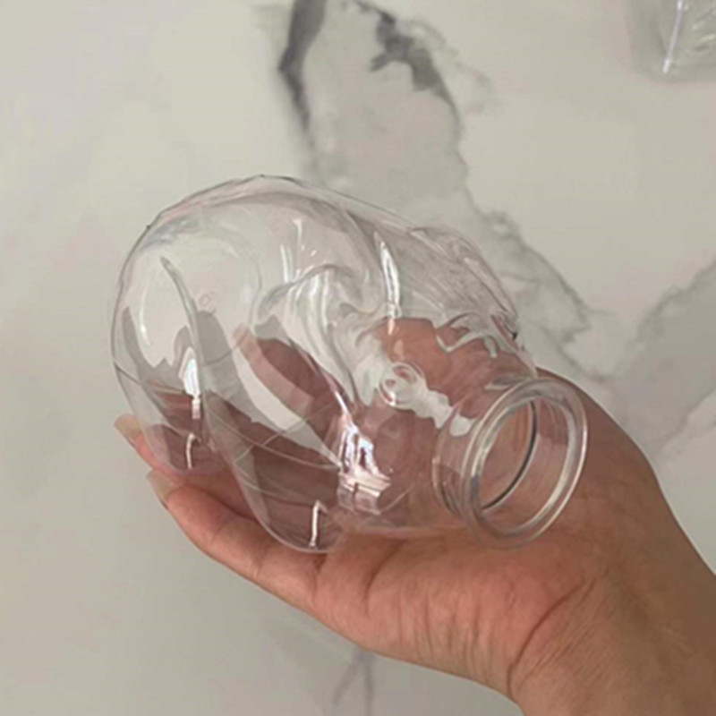 Fábrica al por mayor transparente de plástico para mascotas creativo DIY deseando botella de caramelo hecha a mano Arco Iris nebulosa estrella suerte botella vacía