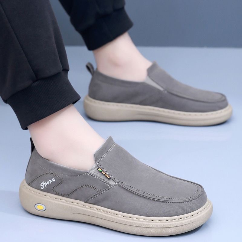 Zapatos de hombre de verano nuevos zapatos casuales transpirables zapatos de lona cómodos con suela suave simple y versátil viejos zapatos de tela de Beijing
