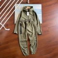 Army green suit