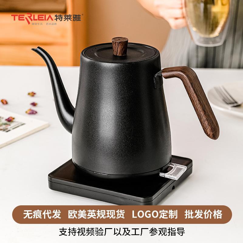 Calefacción eléctrica boca delgada mano cafetera apagado automático hogar Hervidor eléctrico mano cafetera al por mayor
