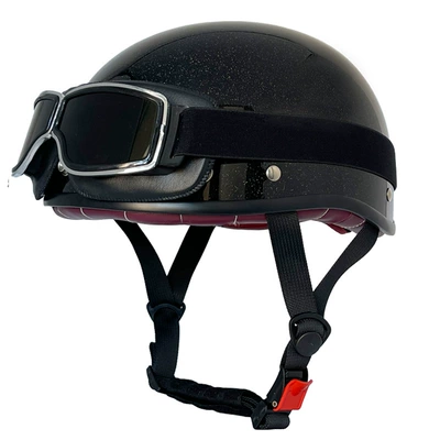 Motosiklet kaskı (dəbilqə) – portable helmet cross-border scoop helmet - laser-square-retro-mirror-m