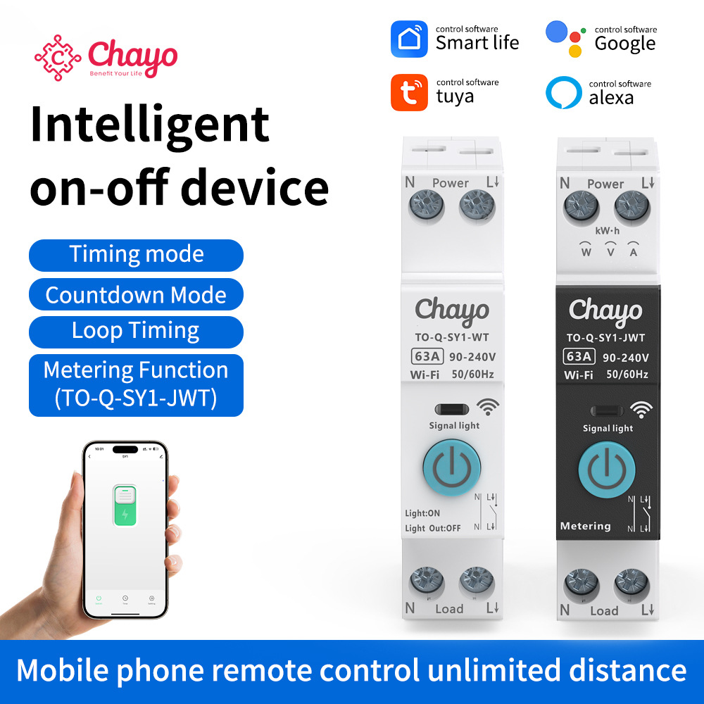 Tuya WiFi aqlli kommutator APP telefon masofaviy
