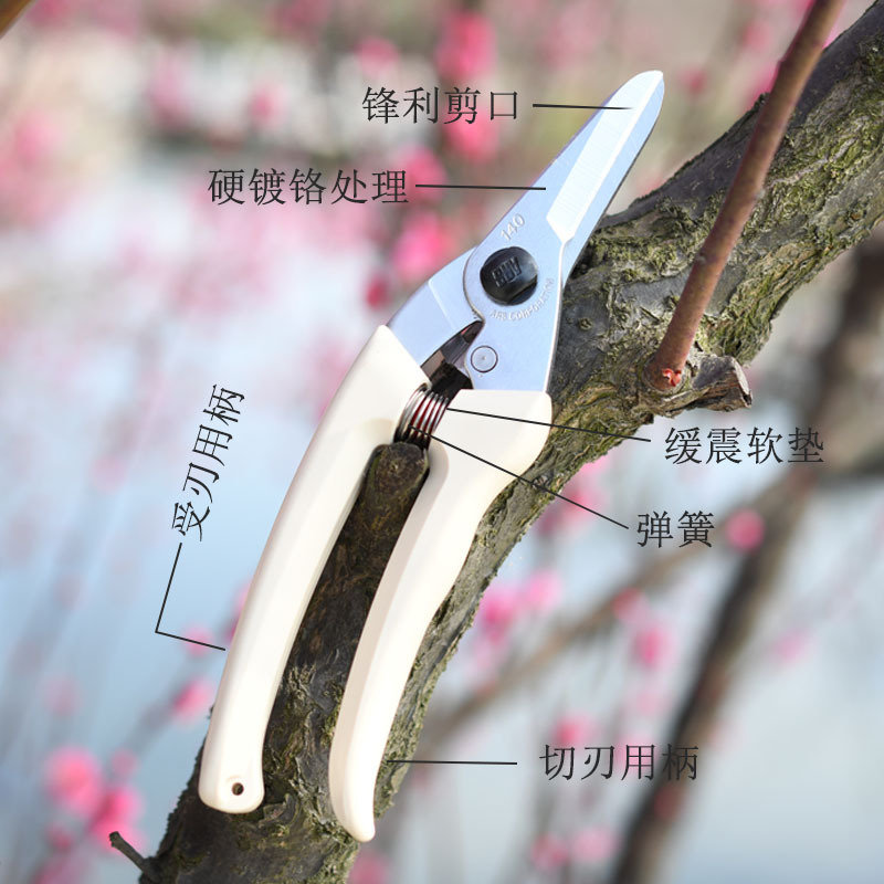 日本爱丽斯ARS140DX园林花艺工具原装正品剪枝修枝剪刀果树剪花剪