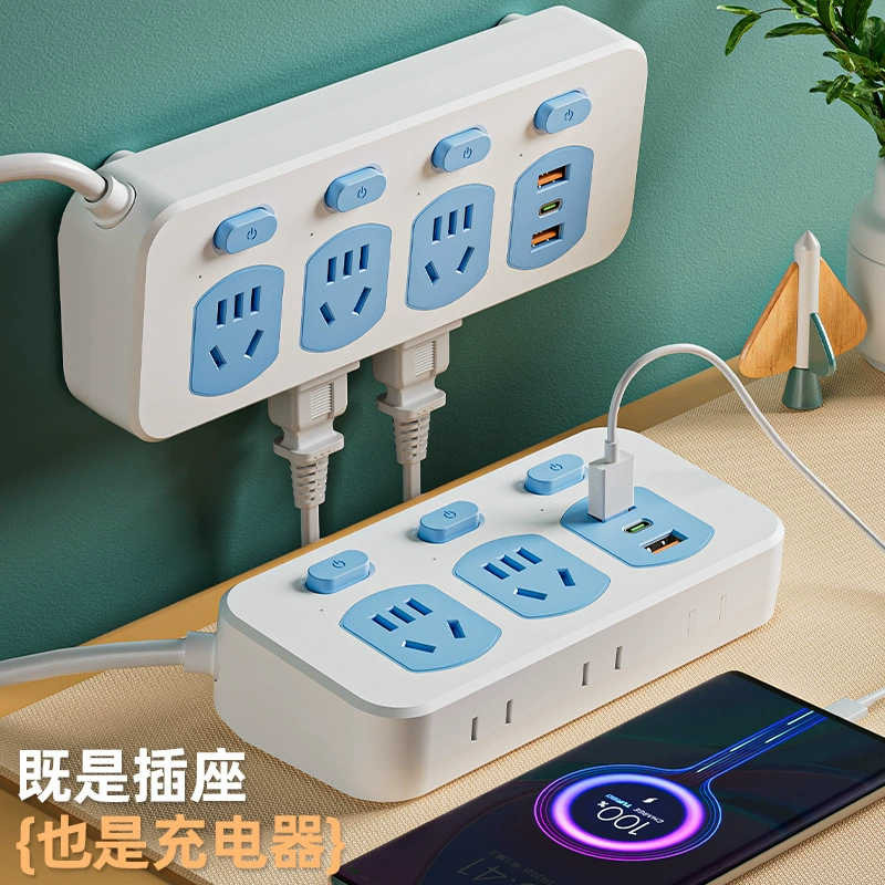 Многофункциональная USB-розетка панель многоport с проводной подставкой для домашних гаджетов и клеммной платой переключателя конвертер бесплатная доставка