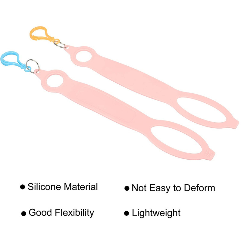 新款硅胶瓶夹户外野营水瓶扣徒步旅行硅胶水瓶夹手腕带便携水瓶带