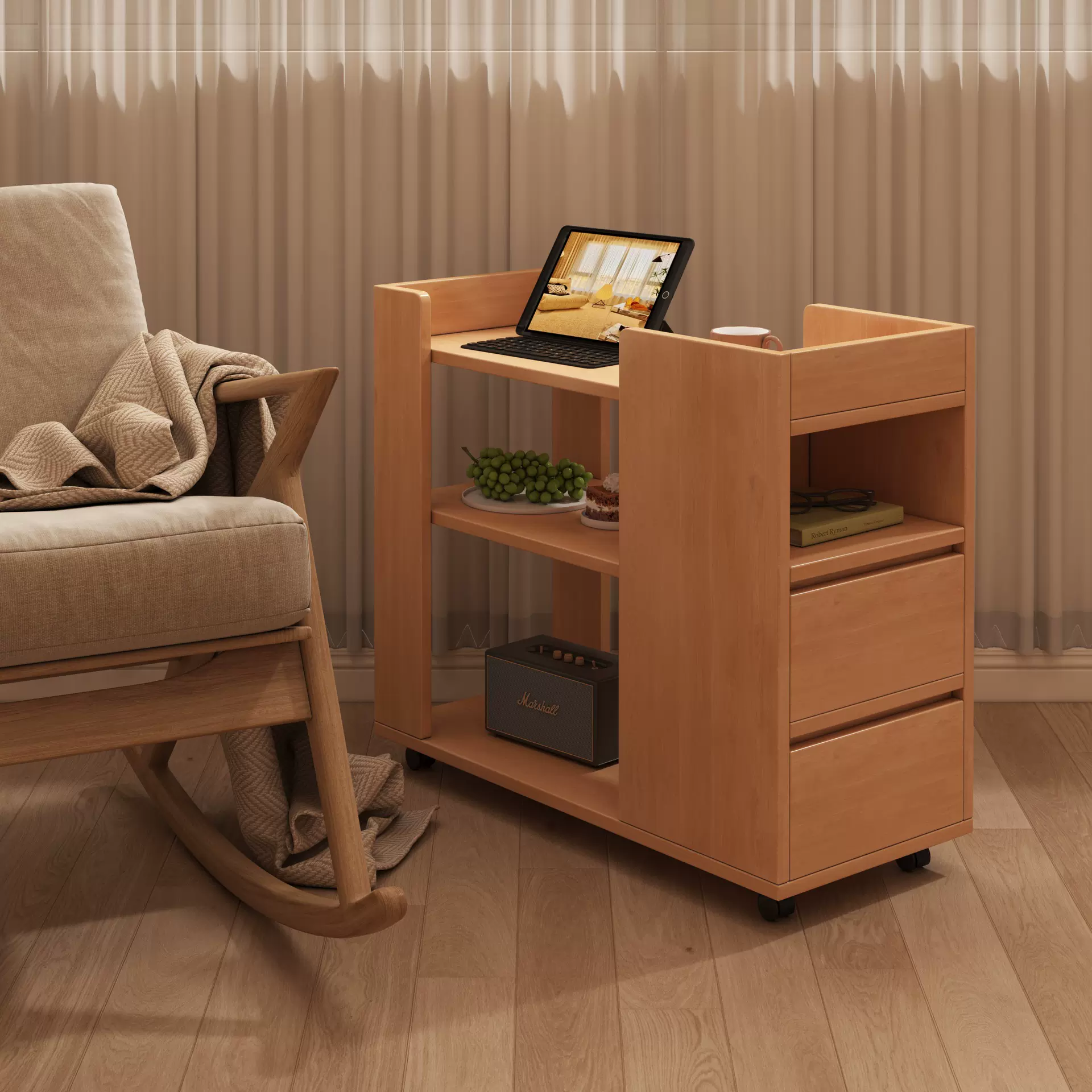 边几茶几可移动客厅茶水台茶水柜沙发旁边柜茶桌阳台小桌子小茶几