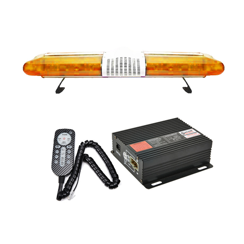 High-power long-row warning strobe light 1.05m Strobe signal light + horn + recording alarm 420R39