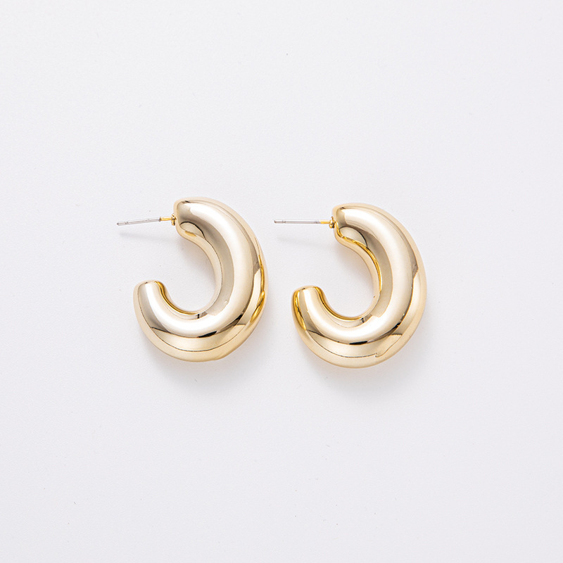 1 Pair Simple Style Geometric Plating Arylic Earrings display picture 9