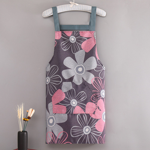 Kitchen Home Wholesale New Thickened Dirty Resistant, Wear Resistant and Antifouling Kitchen Men's and Women's Cotton Canvas Aprons and Coveralls