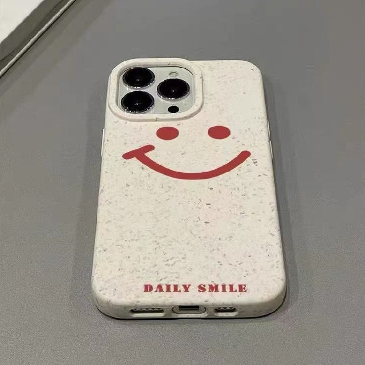 Smiley simple para iPhone 16pro funda para teléfono móvil Apple 15 anti-caída 14pro/13promax nuevo 12x