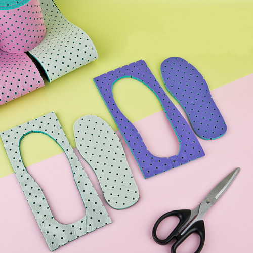 Self-cut insoles for adults and children, universal sports breathable casual shock-absorbing insoles, double-sided wearable washable insoles