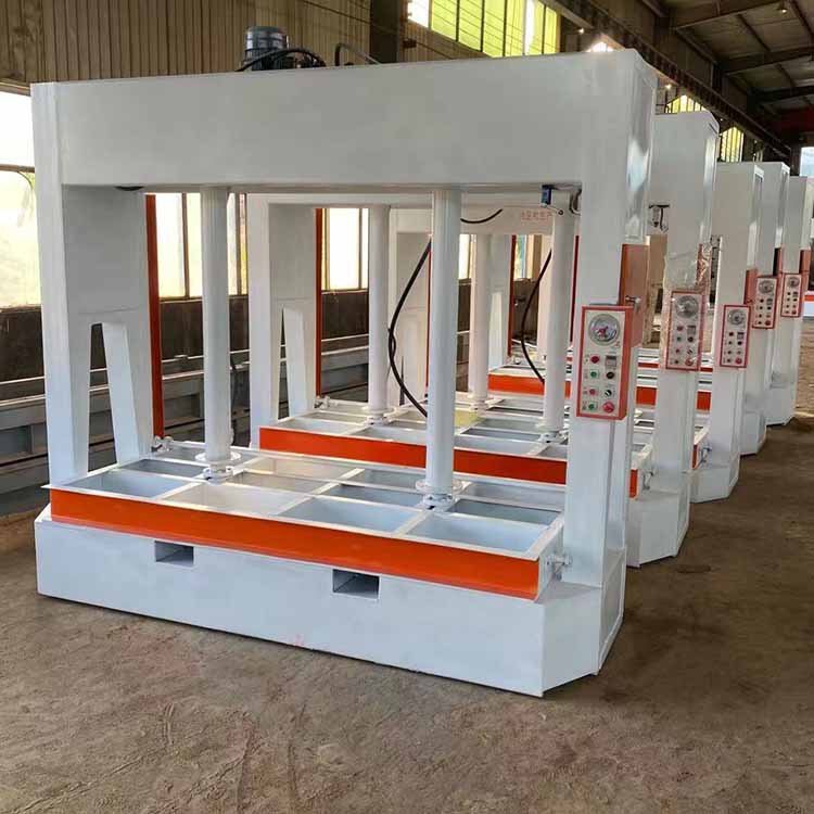 Cnc Running Plywood Automatic Stereotypes Hydraulic Pressure Plate Machine Sanitary Partition Board Cold Press Machine