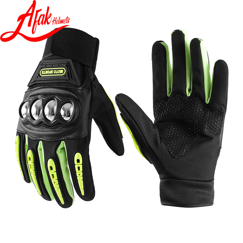Four Seasons Racing Knight protector de la motocicleta guantes de montar caliente pantalla táctil resistente a la caída a prueba de viento unisex al por mayor