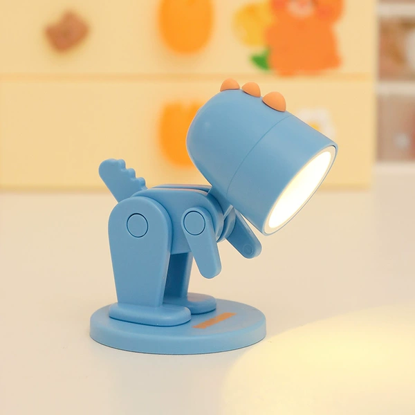 Blue dinosaur, battery