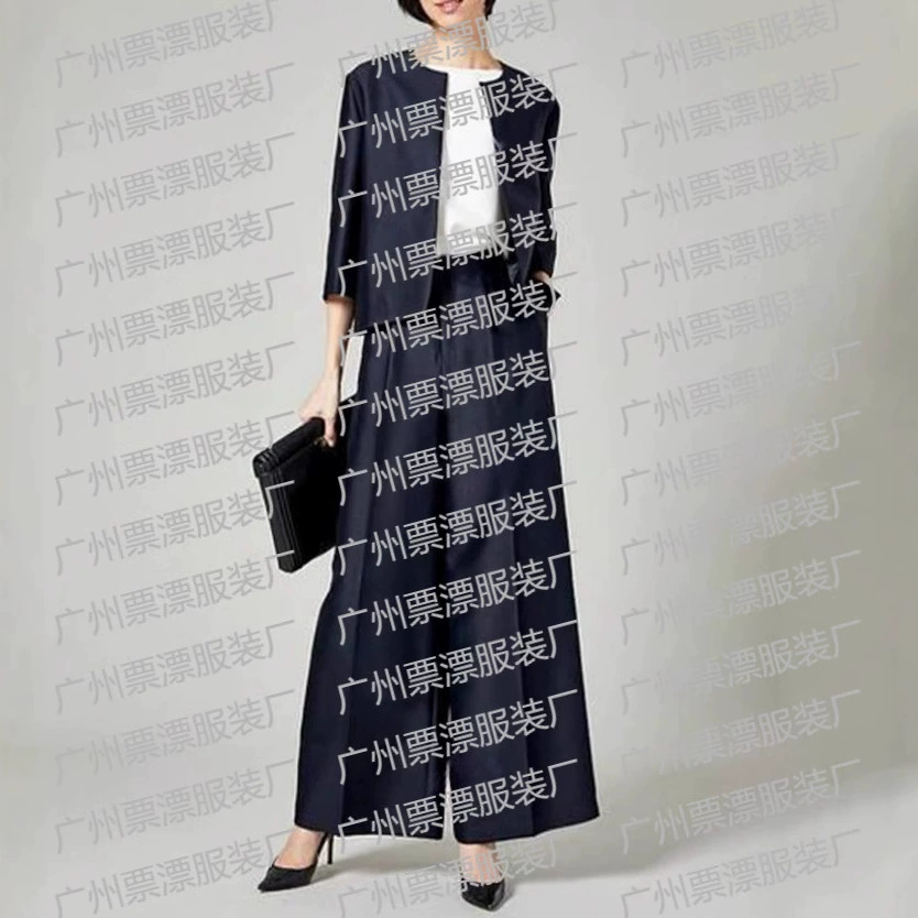 Спот 2024 осенний новый набор женский японский костюм топ широкие брюки брюки набор