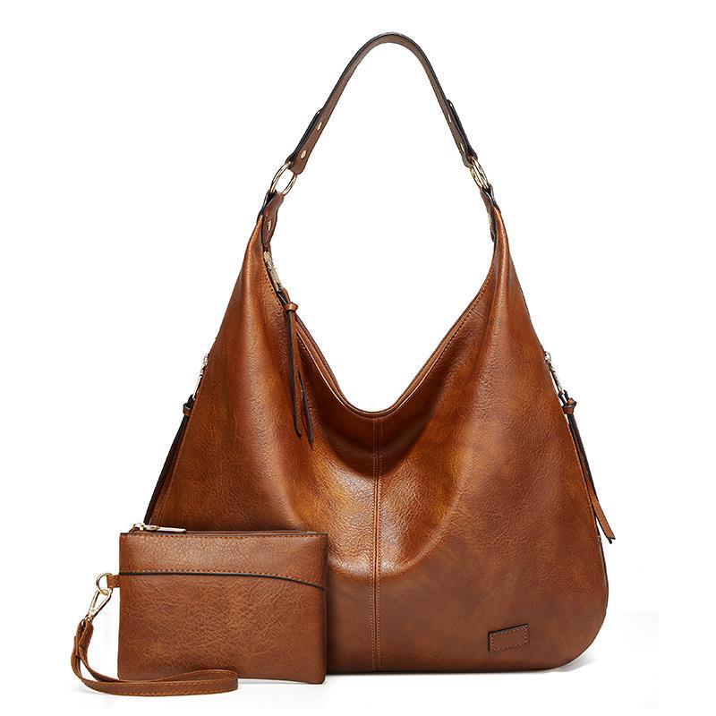 Bag Women's Bag Autumn and Winter New Style Bag European and American Fashion Commuter Handbag Soft Leather Tote Bag Women's Large Shoulder Bag Bag Women's Bag Autumn and Winter New Style Bag European and American Fashion Commuter Handbag Soft Leather Tote Bag Women's Large Shoulder Bag