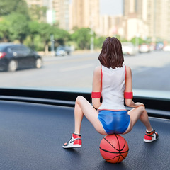 New Cartoon Slam Dunk Shobei Five Tigers Sexy Akagi Haruko Car Ornaments Car Decorative Supplies Boxed