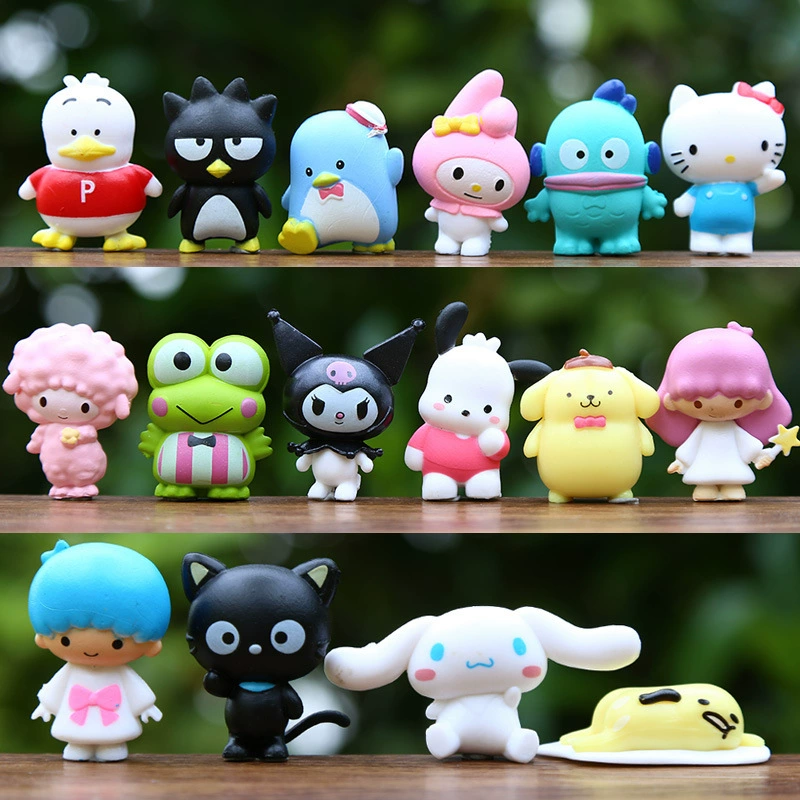 Новый аниме мультфильм KT Cat Кукла Гадкий Рыба Большой Глаз Лягушка Близнецы Пудинг Собака Прохладный Пингвин Кукла Украшение