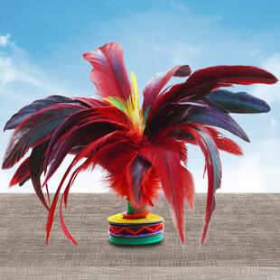 Chicken Feather shuttlecock competition special fitness shuttlecock key kick-resistant hair tendon children Primary School students feather sports old-fashioned