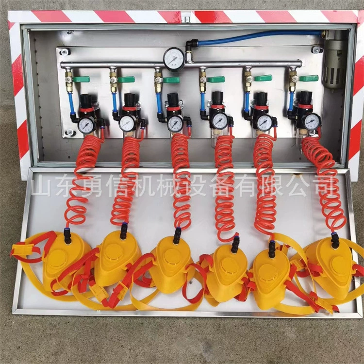 Устройство самоспасения горняков с под давлением воздуха Устройство спасения горняков с под давлением воздуха и водоснабжения Изолированный резервуар для очистки воды для дыхания газом