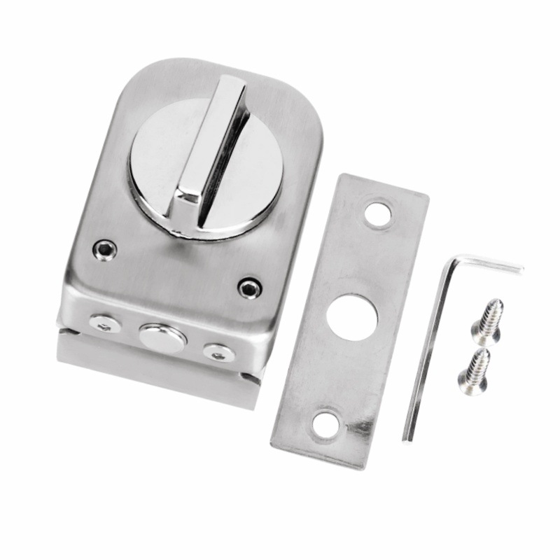 Glass modern lock stainless steel