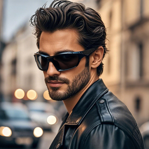 Cross-border men's polarized sunglasses trendy colorful film outdoor night vision driving glasses for driving cycling sports glasses