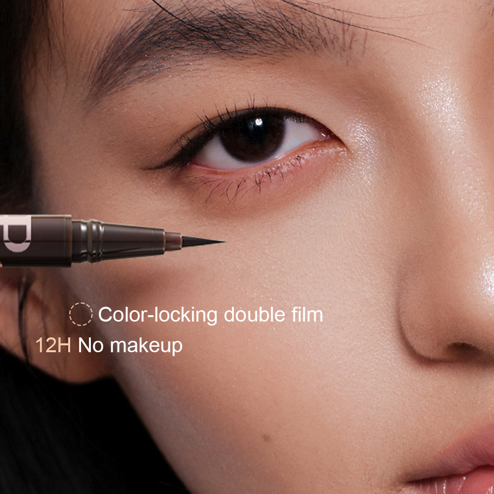 Amazon PAGE VINE explosivo fibra de cabeza de lápiz de línea de ojos suave impermeable sin quitar el maquillaje anti-salos transfronterizos