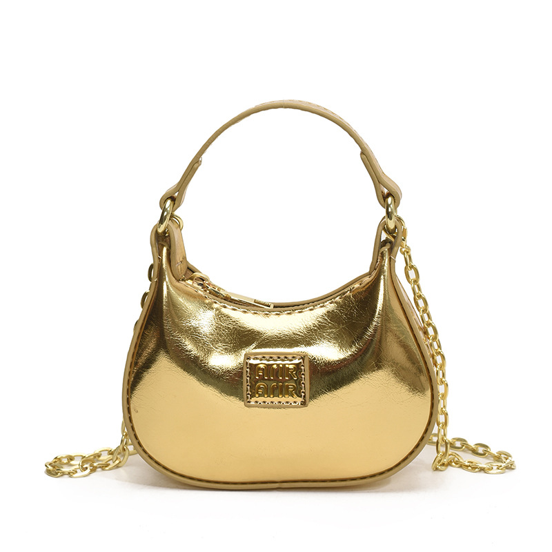 Bolso de cadena de niña brillante de moda coreana mini bolso de bebé de estilo occidental nuevo bolso de accesorios para niños de comercio exterior marea