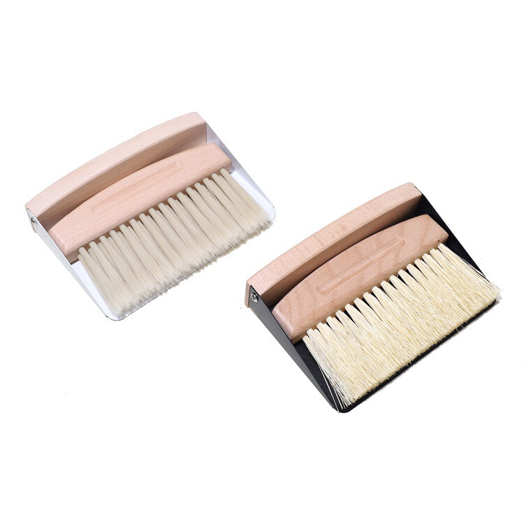 Cross-border spot desktop broom dustpan set mini multi-functional brush Beech nylon silk sweeping cleaning combination