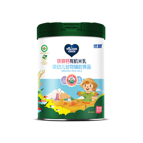 Youqin Infant & Toddler Cereal Supplement — Organic Rice Porridge for Babies, Multi-Flavor Formula Rice Powder