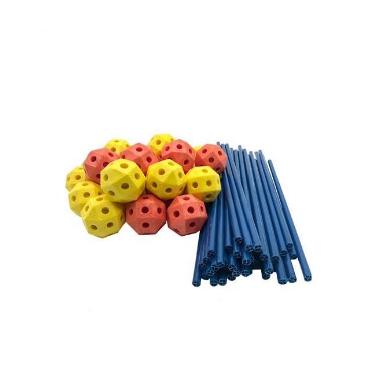 158pcs diyテントは室内の砦の建築のゲームのビーズのテントをつづり合わせて積み木の子供のおもちゃを挿し込みます。